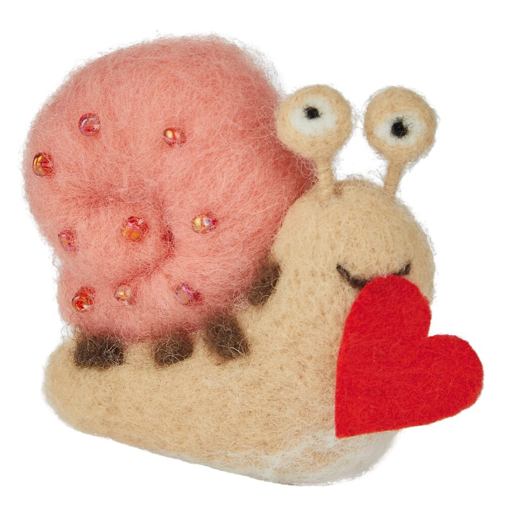 FUNKY FRIENDS Šnek 10 cm - růžová