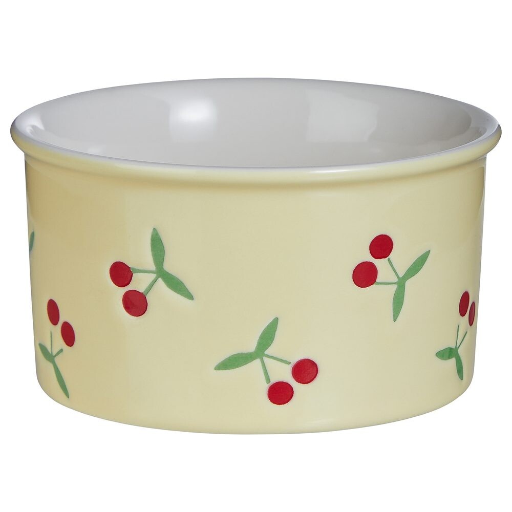 GELATO Pohár na zmrzlinu třešně 120 ml - sv. žlutá
