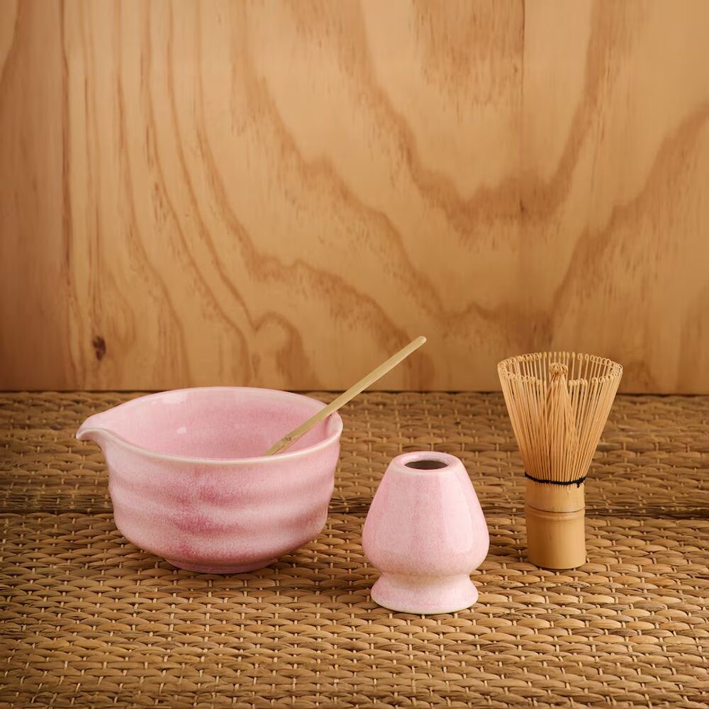 HOME & YOU Matcha set 4 ks - růžová