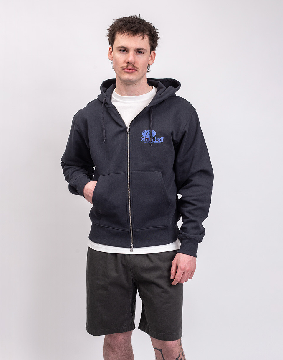 Gramicci '82 Zip Hooded Sweatshirt VINTAGE BLACK M
