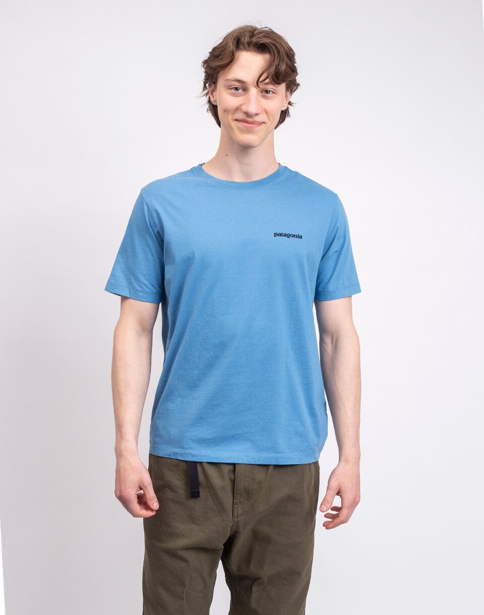 Patagonia M's P-6 Logo T-Shirt Shore Blue S