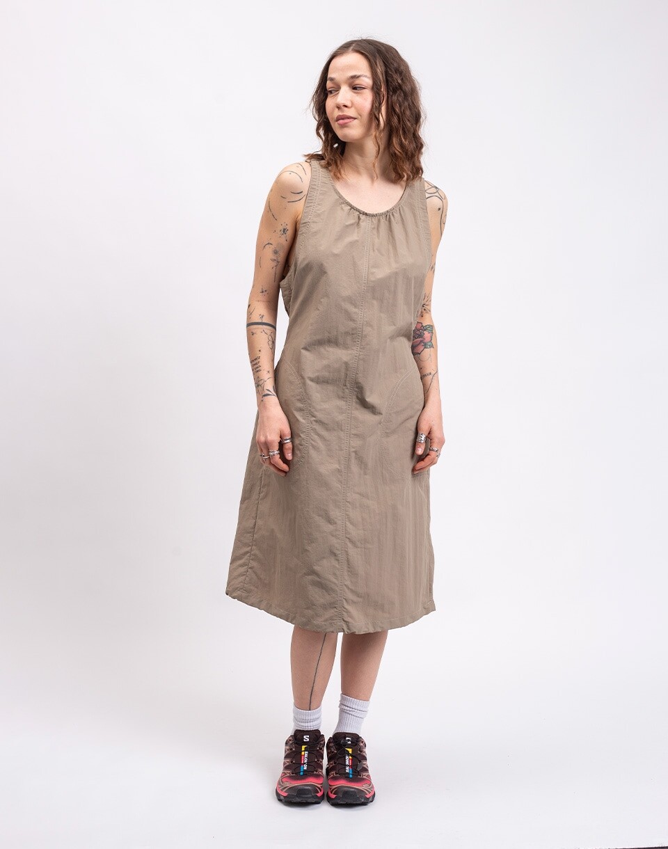 Gramicci Nylon Dress MILK TEA M