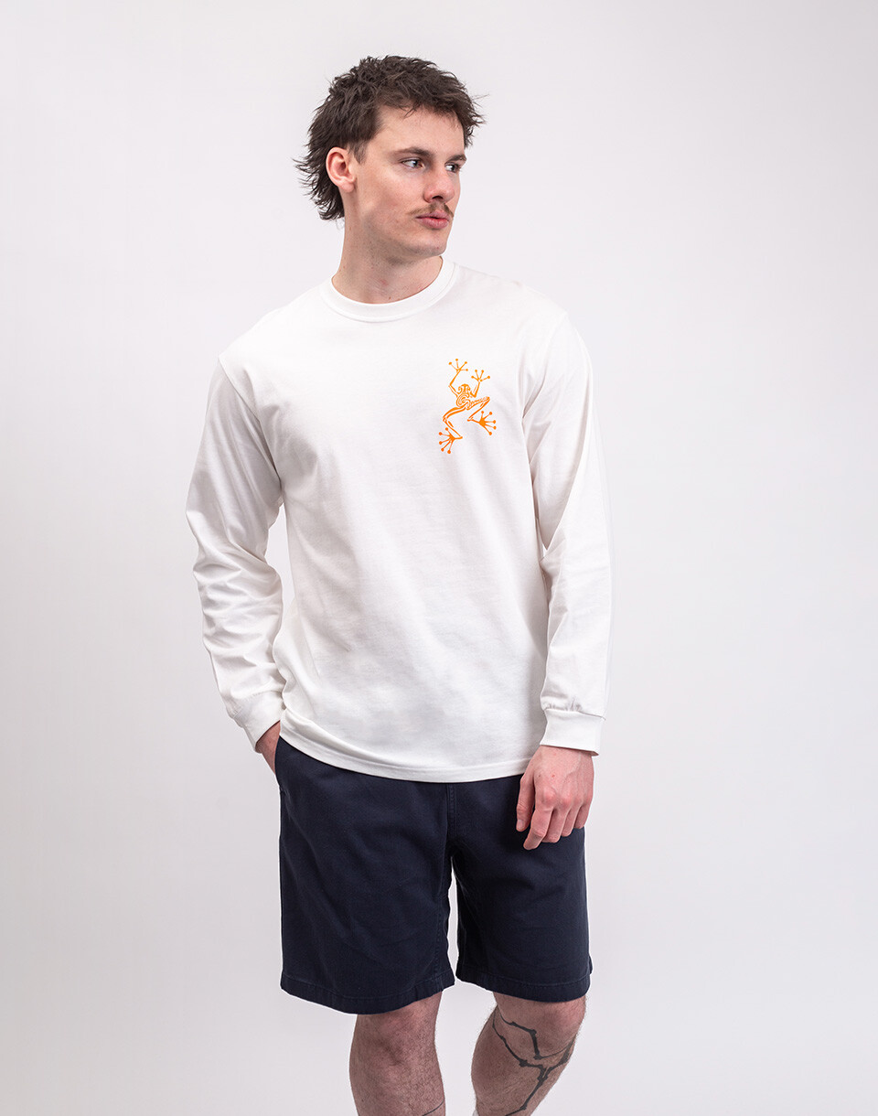 Gramicci Sticky Hands L/S Tee WHITE XL