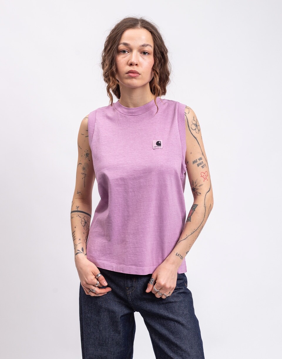 Carhartt WIP W' Nelson A-Shirt Gentle Purple garment dyed XS