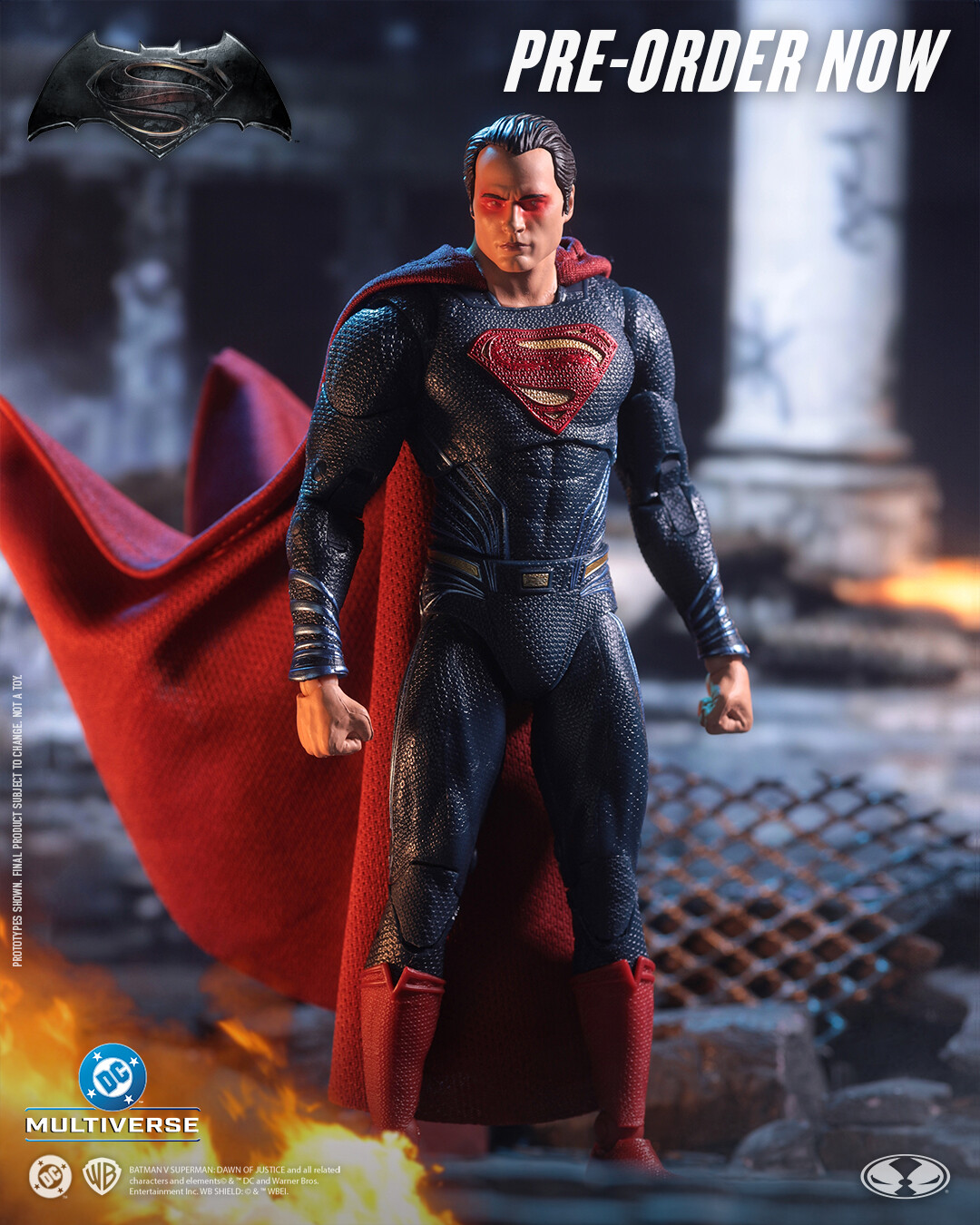 McFarlane | Batman v Superman: Dawn of Justice - sběratelská figurka Superman (Heat Vision) (DC Theatrical Edition) 19 cm
