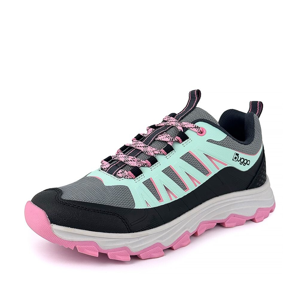 Dívčí outdoorové boty na tkaničky Bugga TARA Gray B00203-01 - 34