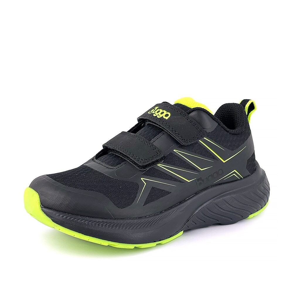 Dětské outdoorové boty na suchý zip Bugga SOLIS Black B00204-10 - 27