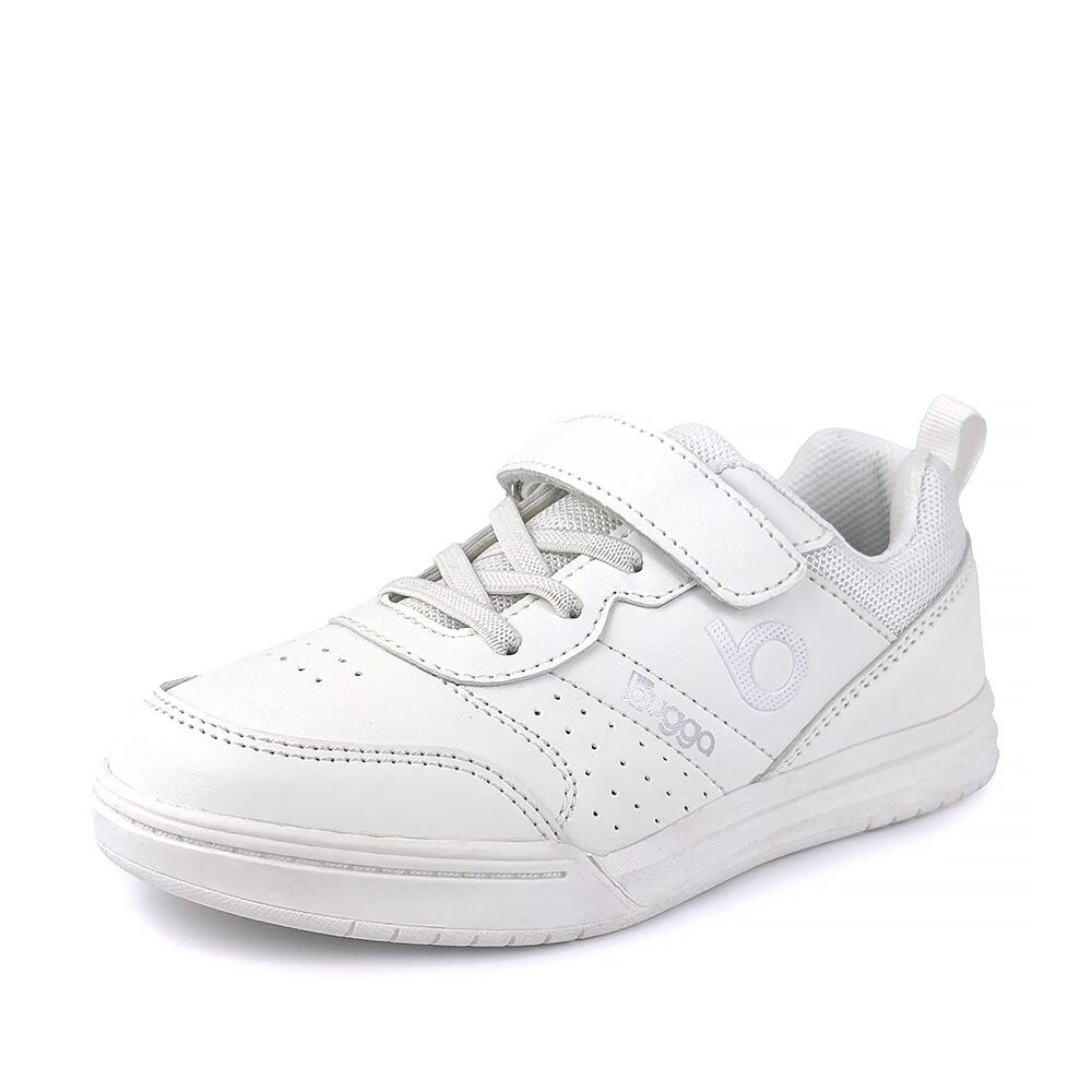Dětské outdoorové boty na suchý zip Bugga ARIS White B00208-13 - 27