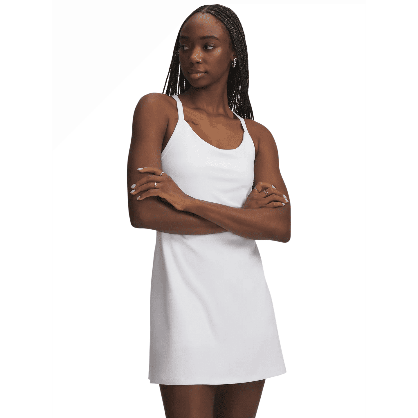 Dámské tílko Under Armour Motion Dress Velikost: S / Barva: bílá