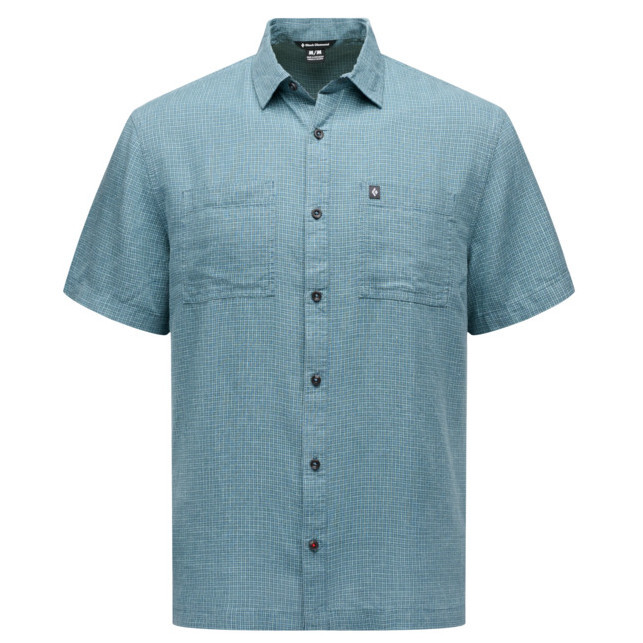 Pánská košile Black Diamond M Scenic Route Ss Shirt Velikost: L / Barva: modrá
