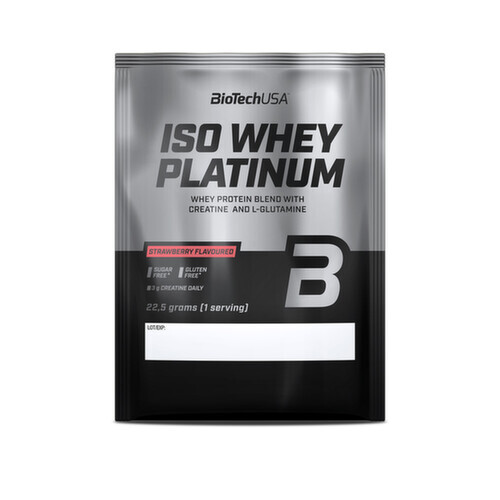 BioTech Iso Whey Platinum Jahoda 22,5 g