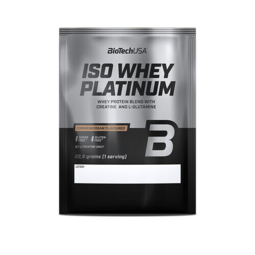 BioTech Iso Whey Platinum Cookies Cream 22,5 g