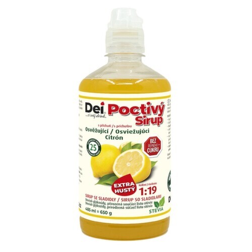 DeiSirup Poctivý Sirup citron 485 ml