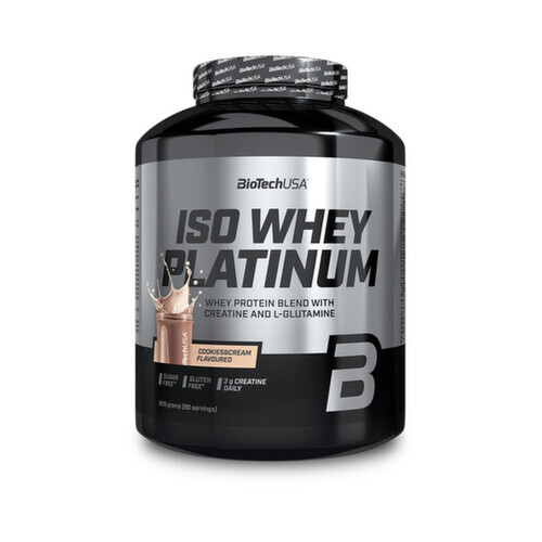 BioTech Iso Whey Platinum Cookies Cream 1816 g