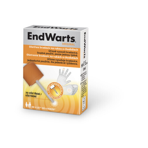 EndWarts ORIGINAL roztok k odstranění bradavic 5ml - II. jakost
