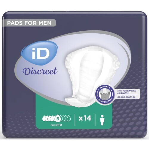 iD Discreet for Men Super 6 kapek 14ks - II. jakost