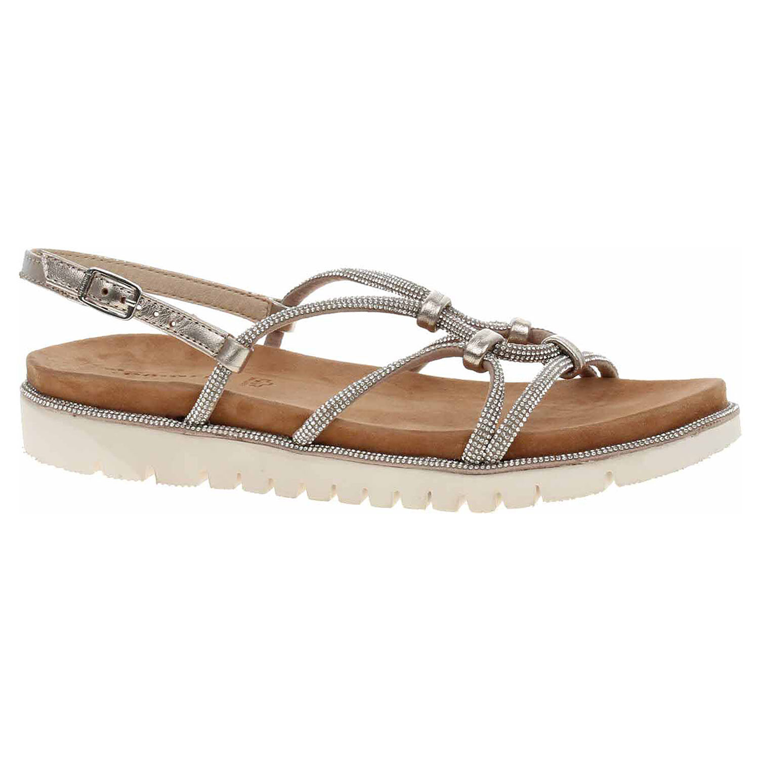 Ecco Dámské sandály Tamaris 1-28721-46 champagne glam 23802079