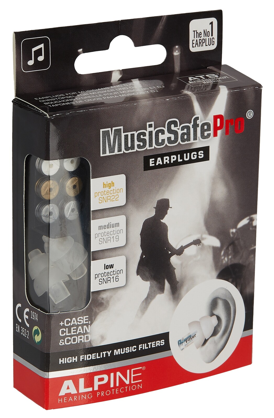 Alpine MusicSafe Pro Transparent (rozbalené)