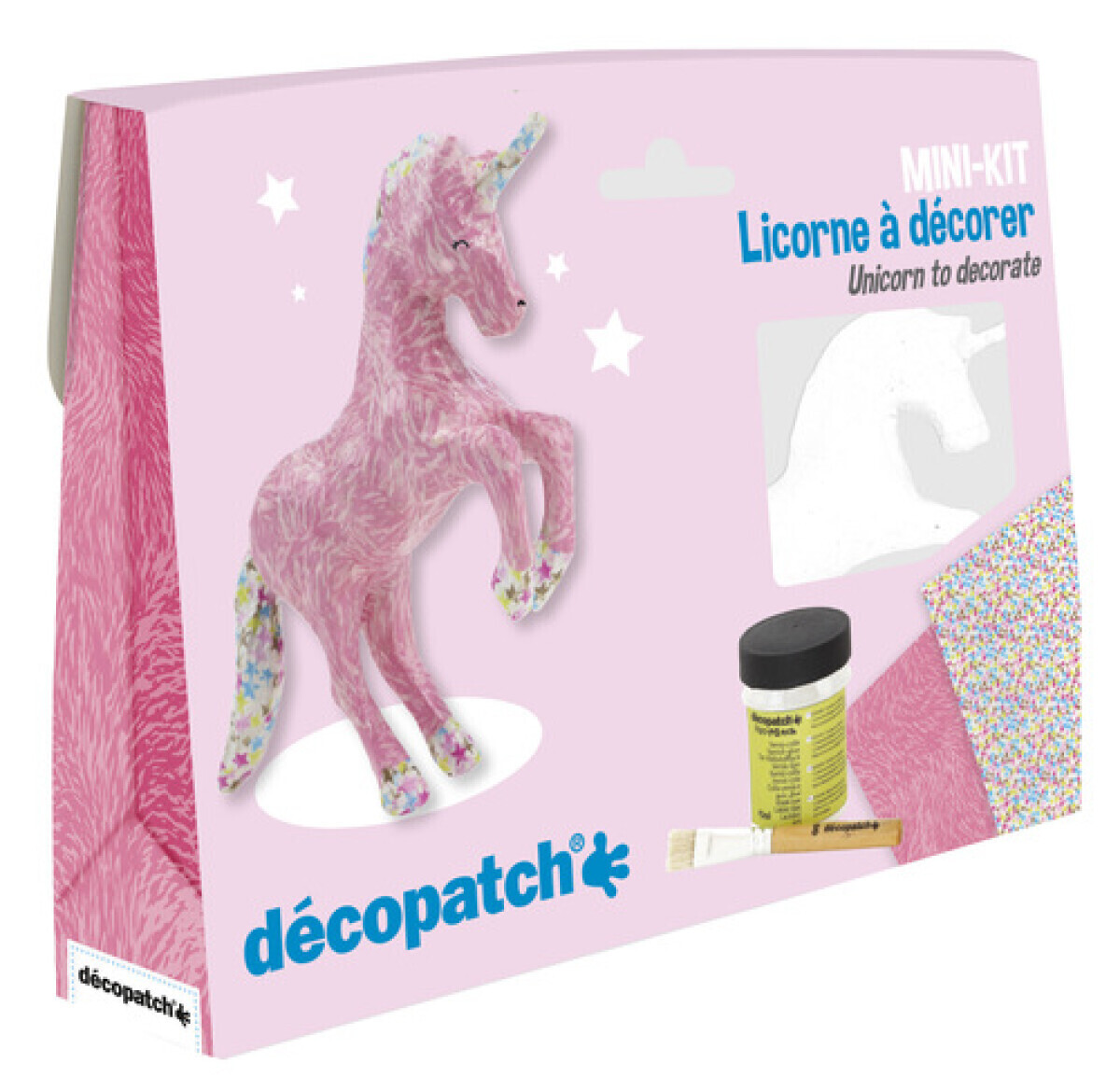 Sada na dekupáž Jednorožec