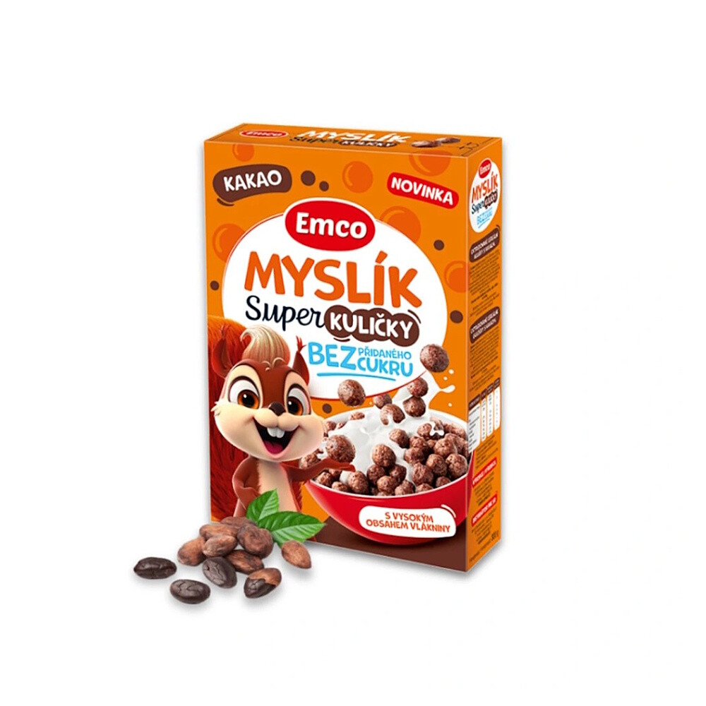 EMCO Myslík super kuličky kakao 300 g