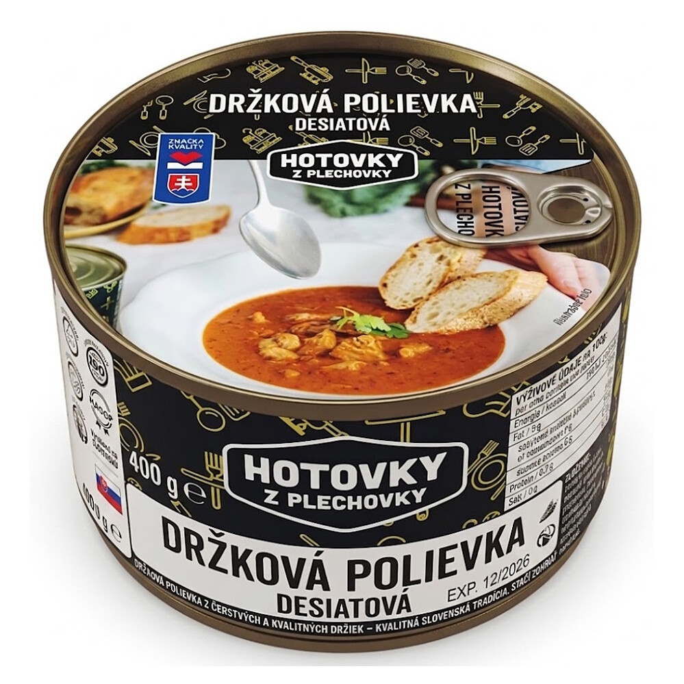 HOTOVKY Z PLECHOVKY Dršťková polévka svačinová 1200 ml