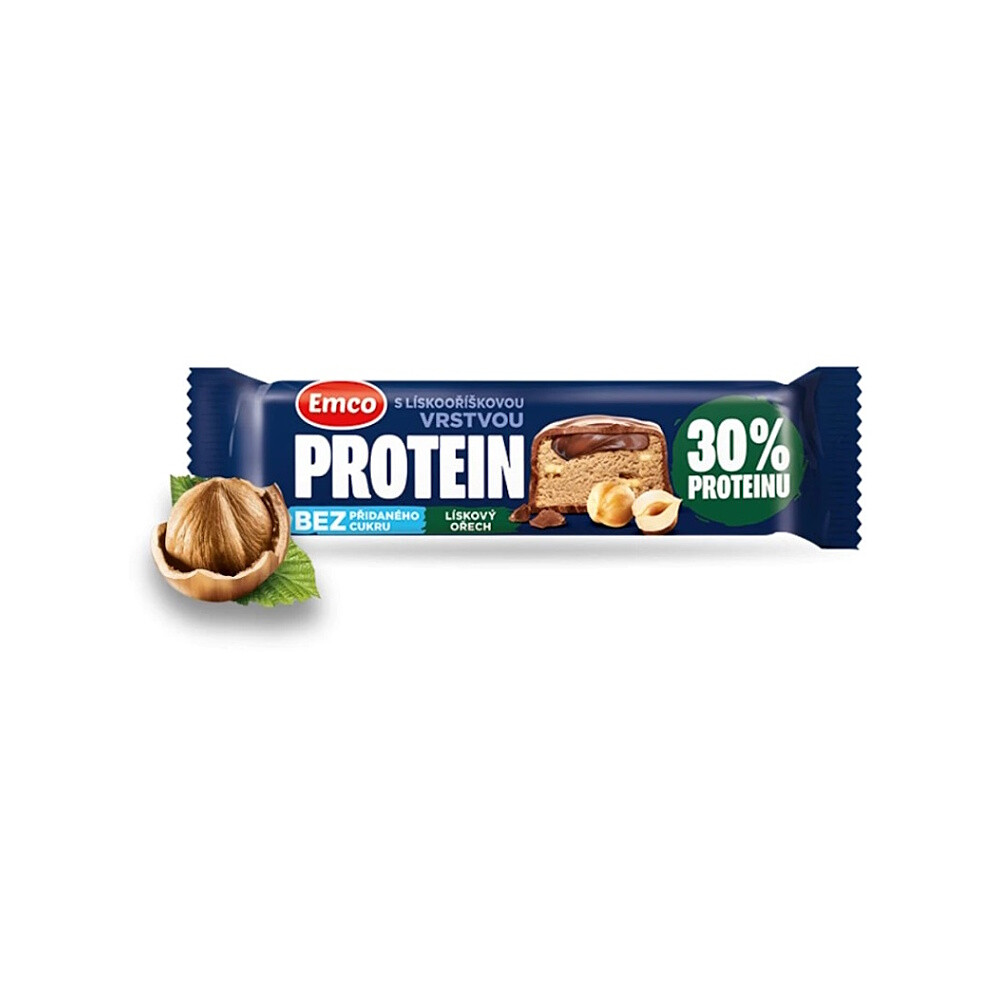 EMCO Proteinová tyčinka lískový oříšek 45 g