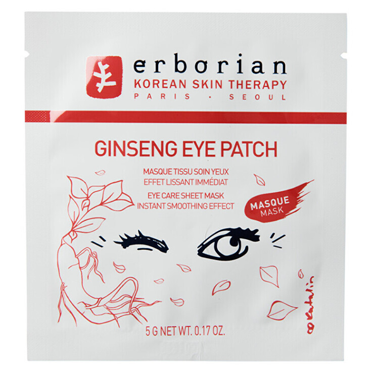 ERBORIAN Maska na oční okolí Ginseng Eye Patch 5 g