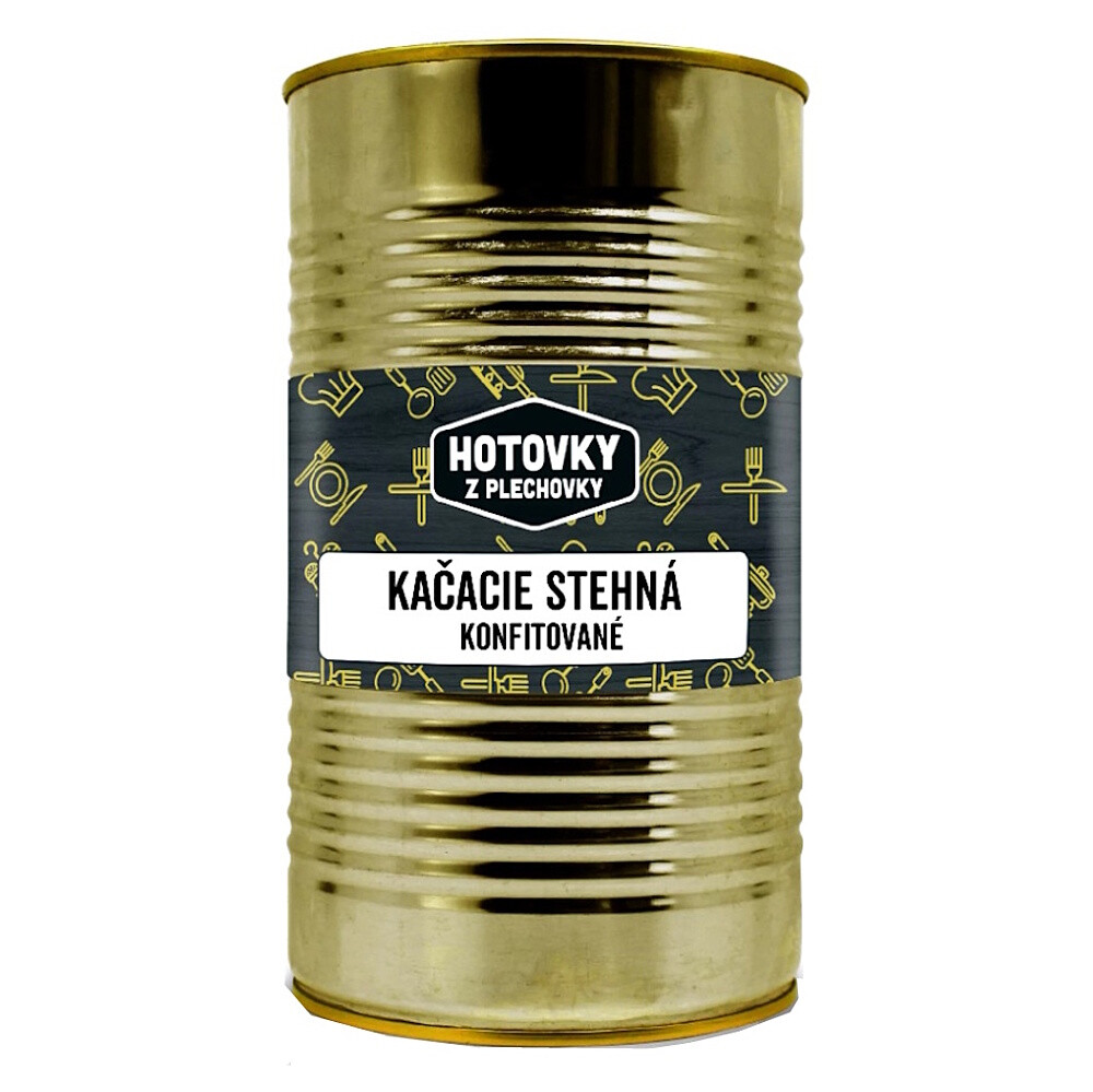 HOTOVKY Z PLECHOVKY Konfitovaná kachní stehna 1300 ml