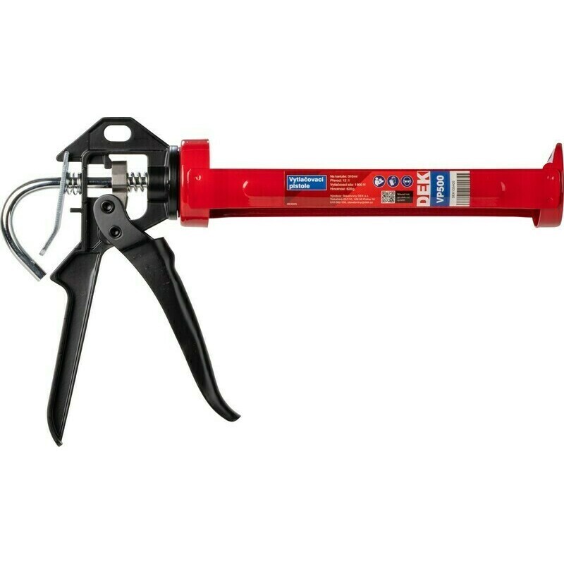 Pistole vytlačovací DEK VP500 rámová 310 ml