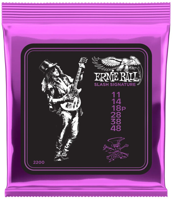 Ernie Ball 2200 Slash Signature Electric Guitar Strings 11-48 Gauge