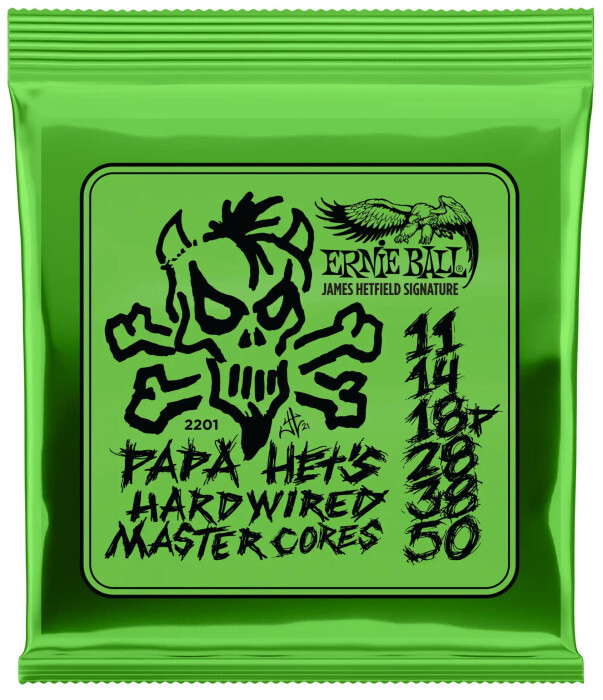 Ernie Ball 2201 Papa Hets Hardwired Master Core - James Hetfield Signature Strings 11-50 Gauge
