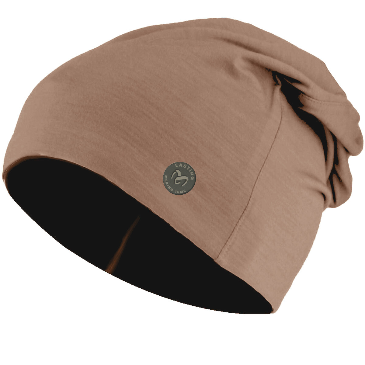 Lasting merino čepice BOLY 7474 hnědá Velikost: L/XL
