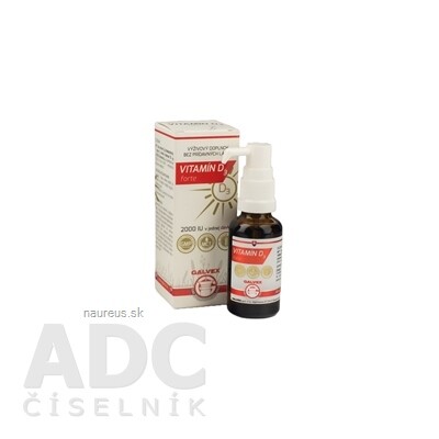 GALVEX spol. s.r.o. GALVEX VITAMIN D3 forte kapky 1x30 ml