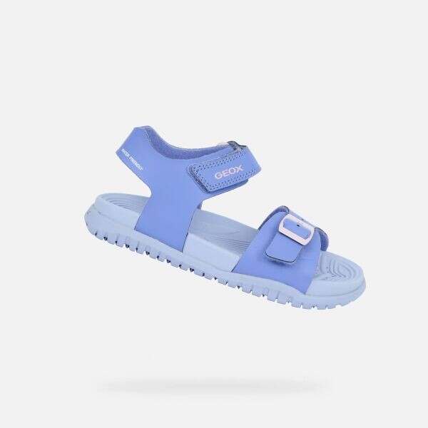 Geox J SANDAL FUSBETTO GIRL Dívčí sandály, světle modrá, velikost