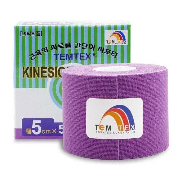 TEMTEX CLASSIC TAPE 5 CM x 5 M Tejpovací páska, fialová, velikost