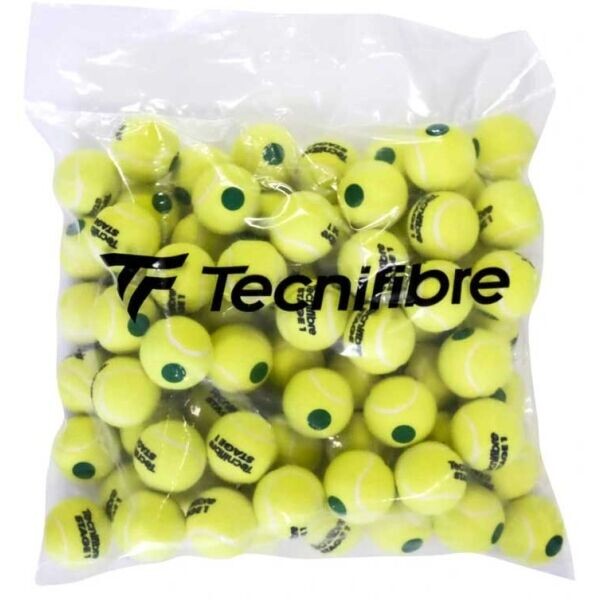 TECNIFIBRE STAGE 1 Dětské tenisové míče, žlutá, velikost