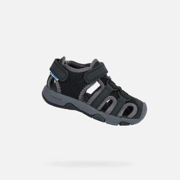 Geox B SANDAL MULTY BOY Dětské sandály, černá, velikost