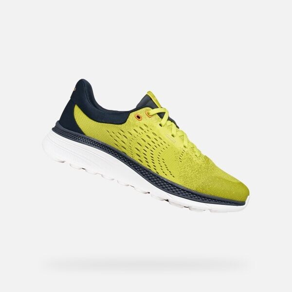 Geox U SPHERICA ACTIF X1 Pánská sportovní obuv, žlutá, velikost