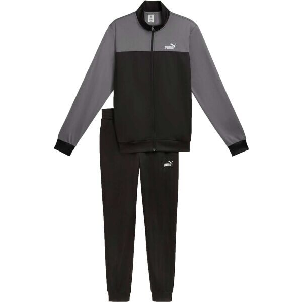 Puma POLY COLORBLOCK SUIT Pánská tepláková souprava, černá, velikost
