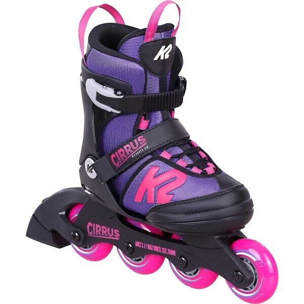 K2 CIRRUS GIRLS Dětské inline brusle, černá, velikost 29-34