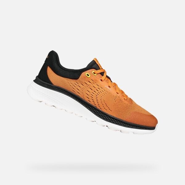Geox U SPHERICA ACTIF X1 Pánská sportovní obuv, oranžová, velikost