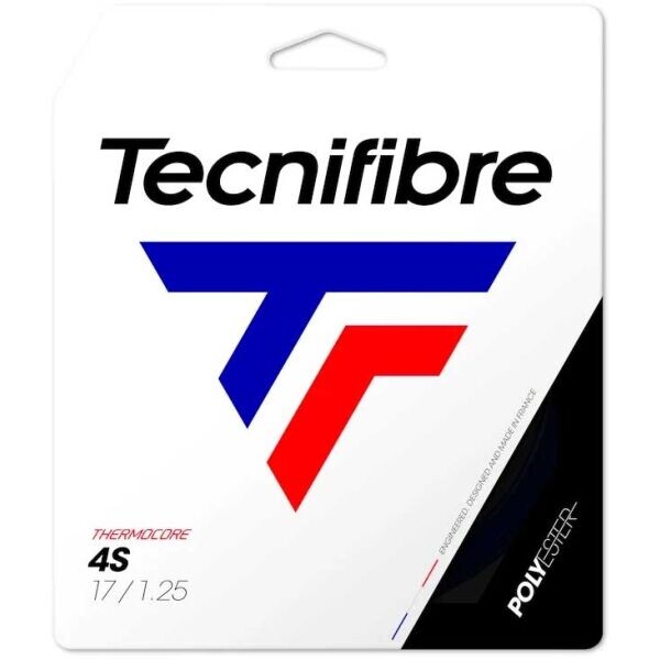 TECNIFIBRE BLACK CODE 4S 1.25 MM Tenisový výplet, černá, velikost