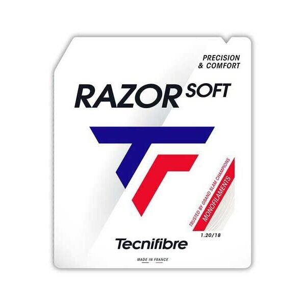 TECNIFIBRE RAZOR SOFT 1.20 MM Tenisový výplet, bílá, velikost