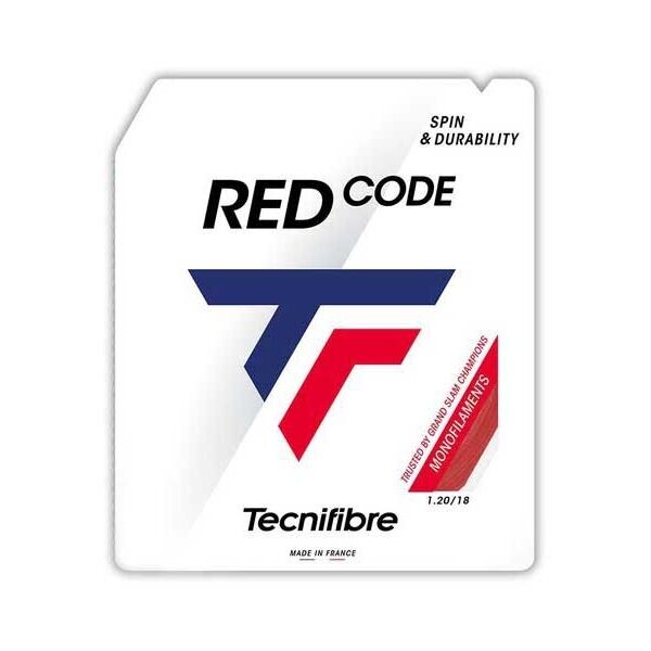 TECNIFIBRE RED CODE 1.20 MM Tenisový výplet, červená, velikost
