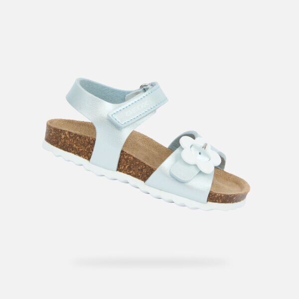 Geox B SANDAL CHALKI GIRL Dívčí sandály, světle modrá, velikost
