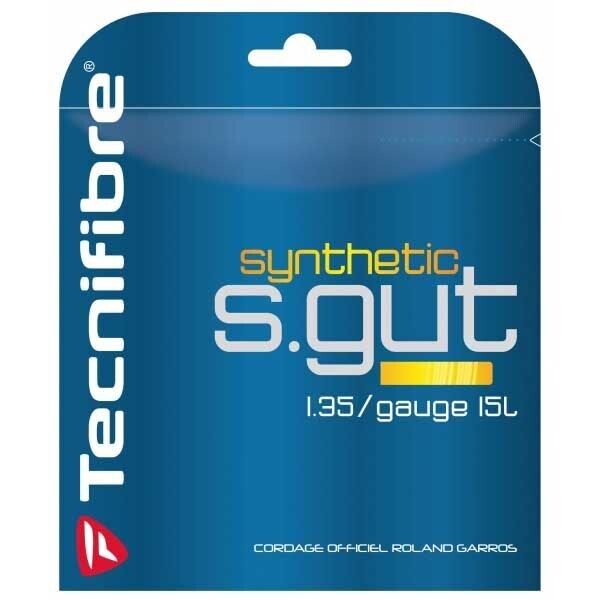 TECNIFIBRE SYNTHETIC GUT 1.35 MM Tenisový výplet, černá, velikost