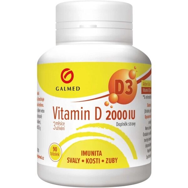 GALMED VITAMIN D 2000 IU TOB.90 Podpora imunity, , velikost