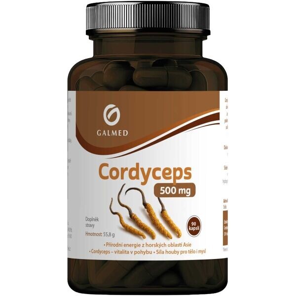 GALMED CORDYCEPS 500 MG CPS 90 Vitální houby, , velikost