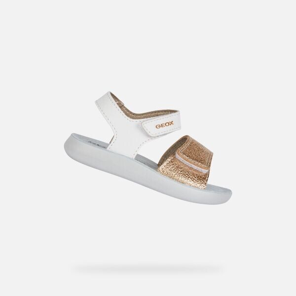 Geox B SANDAL LIGHTFLOPPY Dětské sandály, bílá, velikost