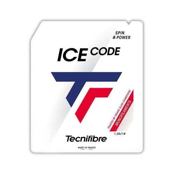 TECNIFIBRE ICE CODE 1.20 MM Tenisový výplet, bílá, velikost